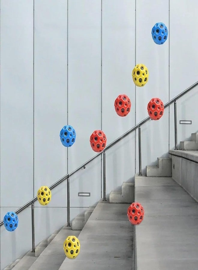 COLESHWAR Moon Balls for Kids,Rubber Space Ball,Astro Jump, Pop Bouncing Ball, Stress Relief Jumping, Children Sensory, Outdoor Indoor Play Multicolour - Image 5